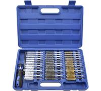 40429 38 pièces brosses de qualité industrielle, queue hexagonale 1/4 "- avec poignée souple ergonomique et 6-Barre d'Extension-remplacer les brosses traditionnelles.