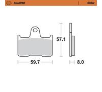 404402 BRAKE PAD SINTER REAR HARLEY XL 1200 T SPORTSTER SUPERLOW 2019