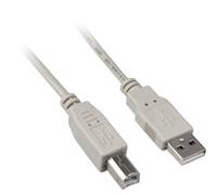 Cavo USB Sharkoon 0,5 m USB 2.0 A a B Grigio