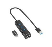 4044951037575 4044951037575 Sharkoon Hub in alluminio USB 3.2 Gen 1 a 3 porte +