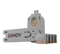 Lindy 40453 Usb Port Lock Argento
