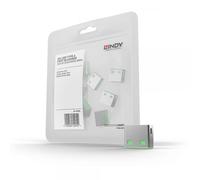 40461 4002888404617 Lindy 40461 clip sicura Bloccaporte USB tipo A Verde Acrilon