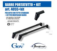 4055+24 BARRE PORTATUTTO GEV + KIT per AUDI CITROEN FIAT FORD VW SEAT RENAULT