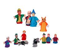 40772 Burattini per Bambini Set 4 Personaggi Assortiti Teatro delle fiabe