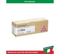 408252 Ricoh SP-C361SFNW Cartuccia del Toner Magenta