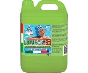 4083 Q.TA' 1 CLORO P/PISCINA LIQUIDO MULTIFUNZ UNICO 5 KG