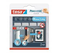 408588 TESA Powerstrips CLICK 4x2 M