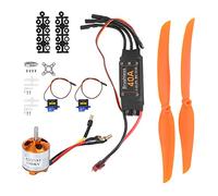 40A ESC, 1060, 1060 Servo Motore Ad Senza Spazzole 40A ESC FPV per Aereo RC (A2217 KV1100KV Motore Brushless 40A ESC SG90 9G)