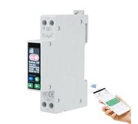 40A tuya interruttore wifi smart switch interruttori smart wifi magnetotermico meter wifi interruttore timer 90-240V AC 1P+N interruttore remoto con sovratensione ecc (con display LED)