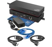 40B00135US Dock universale ThinkPad Thunderbolt 4 - Alimentazione da 100 W, supporto display 8K o 4x4K, trasferimento 40 Gbps, 11 porte, HDMI 2.1, DisplayPort 1.4, docking station USB-C