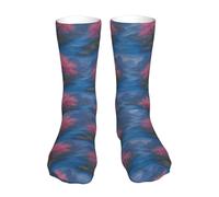 40Cm Calzini Lunghi Personalizzate Calzini Uomo Anti-Vesciche Calze Cherry Flower Per Uomo Running Adulti