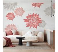 40cm Flower Blossom Stencil Per Pareti Grande Modello Di Mandala Vernice Riutilizzabile Grandi Modelli Di Pavimenti In Piastrelle Cornice Di Decorazione Della Pittura Stencil I Semi Modelli