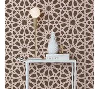 40cm Geometric Islamic Muslim Ornaments Stencil Mandala Vernice Stencil Grande Pavimento Modello Riutilizzabile Nicchia Piastrelle Mobili Da Parete Modelli A Modelli Per La Decorazione