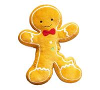 40cm Gingerbread Man Pillows - Gingerbread Stuffed Pillow, Soft Cute Christmas Decorative Pillows, Ginger Bread Shaped Cushions | For Home Living Room Bedroom Sofa Chair Couch Floor Bed Seat