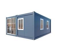 40ft Prefabbricato di lusso personalizzato Flat Pack singolo pieghevole prefabbricato pieghevole case pieghevoli contenitore HomeWith Bagno Cucina 2/3 camere da letto per supermercato magazzino