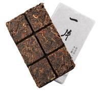 40g Di Tè Pu'er in Mattoni Tè Puer Maturo Tee Puer Fermentato Tea Puro Di Albero Vecchio Fritto a Mano Torta Pressata Gusto Ricco Bevanda Dolce