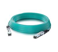 40G QSFP+ AOC Cable - 40GBASE Ethernet Active Optical Cable, QDR, MMF for Cisco QSFP-H40G-AOC10M, Supermicro CBL-QSFP+AOC-10M And Open Switch, 10-Meter