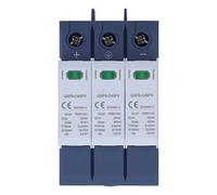 40KA Voltage Protector | 1000V DC Photovoltaic Protector | DIN Rail Installation for Solar Panels/Electrical Systems | 3P SPD with Fast Discharge & Short Circuit Protection