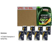 40L Olio Motore FANFARO LSX JP 5W-30 8x MANNOL Leak-Stop ADDITIVO