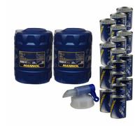 40L Olio Motore MANNOL TS-5 Uhpd 10W-40 Api 8xMotor Doctor + Motor Flush