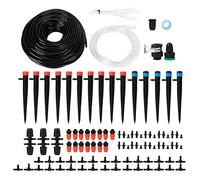 40m Garden Irrigation System, Automatic Drip Irrigation Kit with Hose for Patio, Greenhouse, Potted Plants, Water Saving Drip Watering Set (147 characters)