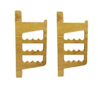 40MAX Tiro con L'Arco a Parete Supporto, Supporto per Arco，Bow Rack e Arrow Holder, Bow Wall Mount Storage per Recurve Bow Tradizionale Longbow - Arrows Display Hanger Brackets (Materiale Quercia)