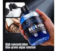 40ml (1,35 once) / 500ml (16,67 once) Detergente schiumogeno per tatuaggi, Soluzione detergente per tatuaggi, Sapone liquido blu, Azione detergente doppia, Non irritante, Regalo di San Valentino, Adat
