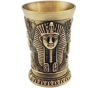 40ml Lega di Metallo Antico Egitto Colpo Vetro Bar Drinkware Accessori In Metallo Vintage Egiziano Bicchiere Da Vino