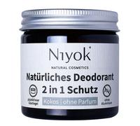 Niyok 2 in 1 crema deodorante antitraspirante - cocco | senza profumo 40 ml