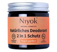 Niyok 2 in 1 crema deodorante antitraspirante - Peach perfect 40 ml