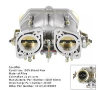 40mm IDF 40IDF Downdraft Carb Carburetor w Extended Fuel Bowl Per Weber EMPI Y0