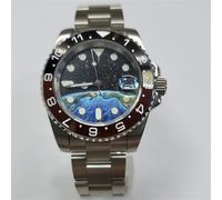 40mm Uomini Orologio Meccanico Sapphire SUB Lunetta+Cinturino per NH35 Movimento