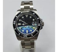 40mm Uomini Orologio Meccanico Sapphire SUB Lunetta+Cinturino per NH35 Movimento