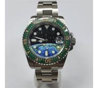 40mm Uomini Orologio Meccanico Sapphire SUB Lunetta+Cinturino per NH35 Movimento
