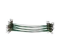 40Pcs Attrezzatura Da Pesca Leader In Acciaio Ad Alto Carbonio Leader Filo Con Girevole AntiBite Linea In Acciaio Durevole Strumento Accessorio Da Pesca