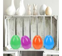 40pcs Bright Plastic Pasqua Egg creativo ricaricabile uova di Pasqua