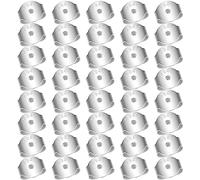 40Pcs Chiusura Orecchini Argento 925 - Farfalline e Ferma Orecchini Anallergici - Chiusure Per Cerchio