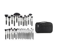 40Pcs Complete Makeup Brush Set with Storage, Soft Synthetic for smoothness Application, Ideal for All Skill Levels, Includes Base Brush, Eyeshadow Brush, Concealer