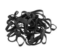 40Pcs Elastici per Ufficio, 9.06x0.39 Pollici, Gomma per Bande Elastiche, Nero