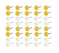 40Pcs Lucidatura Lana Cotone Ruota Spazzola Set Attrezzi Rotante Kit 3mm Gambo