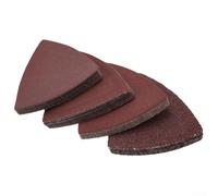 40pcs Triangolo Levigatura Pad 80mm Oscillante Strumento Accessori Misto Grit 60 120 180 240 Ossido di Alluminio Carta vetrata per Multi Tool