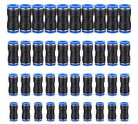 40PCS Tubo flessibile dritto pneumatico in linea connettore push fit raccordo li