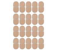 40PCS Zipper Stopper in Genuine Leather, Multipurpose DIY Fashionable Zipper Ends, Durable Soft Material - Easy to Sew, Stylish Design, Ideal for Leather Bags and Crafts (Beige)