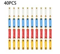 40pz Assortimento Fusibili Veicoli 5A 8A 16A 25A per Componenti Elettrici Auto