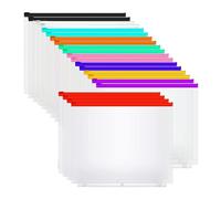 40Pz Buste Per Raccoglitore Formato A4 Buste A 3 Fori Con Zip Per Raccoglitore