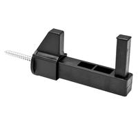 40PZ FERMAIMPOSTE PLASTICA "CALABRONE" NERO Nextradeitalia