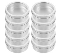 40Pz Lattine Per Caffe TÃ¨ Zucchero in Metallo Con Tappo Trasparente