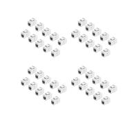 40PZ RJ45 Connettore Jack Cat6 Extension Coupler Ethernet Network LAN Cat 6 Coupler Jacks Extend Adapter, Bianca