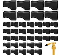 40Pz Tappi In Gomma Neri Per Pompe Di Sciroppo