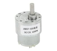 40RPM DC Gear Motor 12V | High Output Low Noise Metal Geared Motor | Forward Reverse Motor for Automation/Vending Machines/Printers | Aluminum Alloy Brass